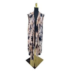 Coin 1804 Tie-Dye Hooded Top - 3X - Plus Size Top